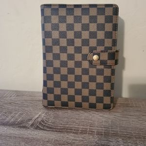 A5 checkered planner